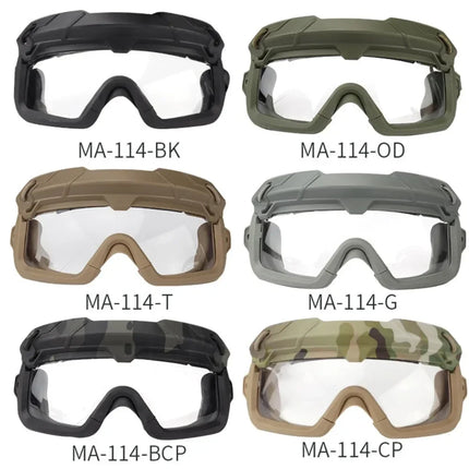 Sports Sunglasses for Men Women 2 Modes Airsoft Goggles Riding Eye