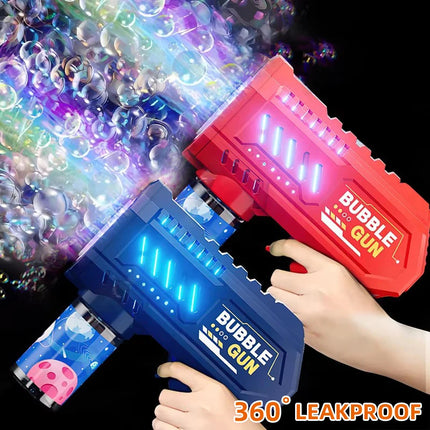 Fully Automatic Bubble Gun Rocket Bubbles Machine Automatic Blower