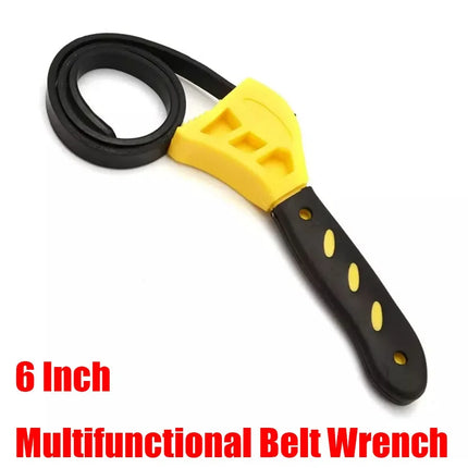 6-inch Adjustable Belt Wrench Plastic Multi-function Bottle Opener