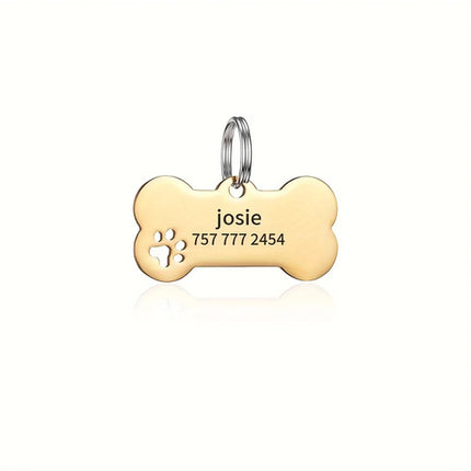 Personalized Engraved High Quality Dog Cat Tags with Name and Phone