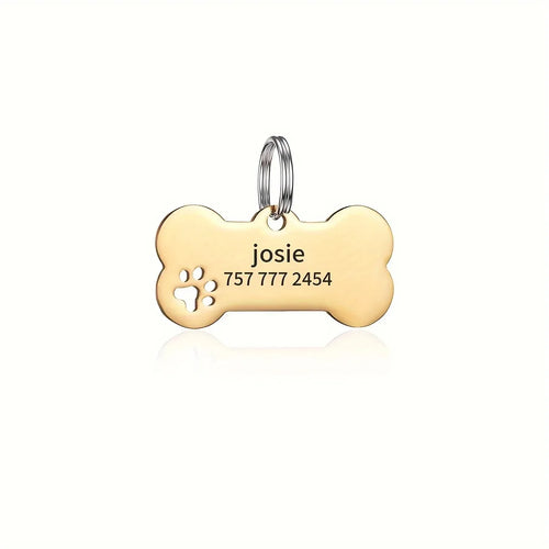 Personalized Engraved High Quality Dog Cat Tags with Name and Phone