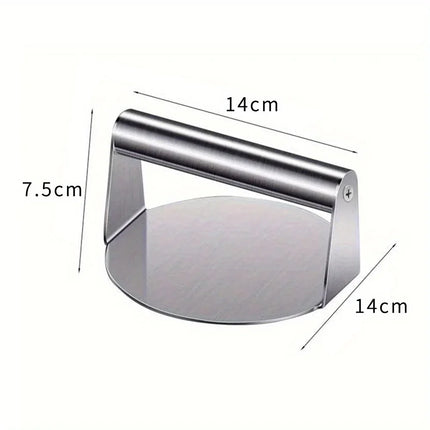 Stainless Steel Smash Burger Press Hamburger Patties Meat Masher