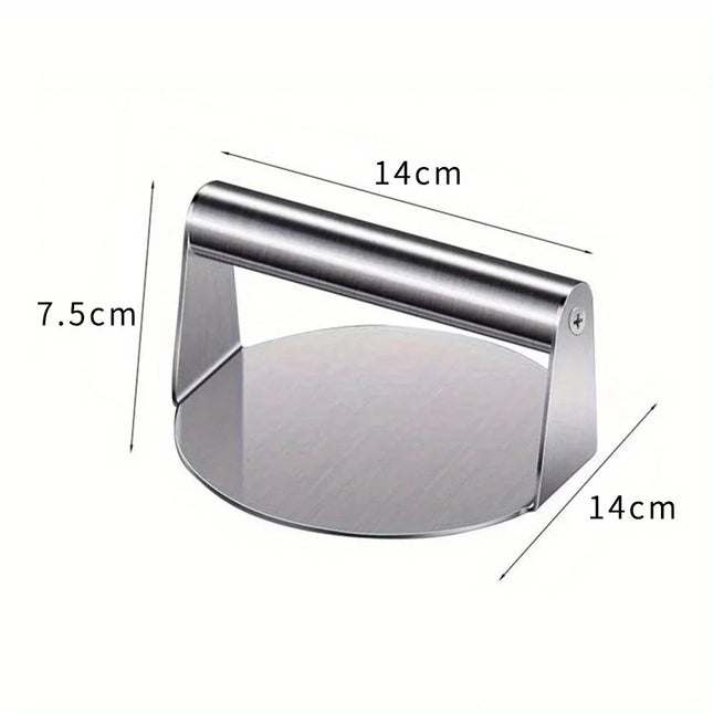 Stainless Steel Smash Burger Press Hamburger Patties Meat Masher