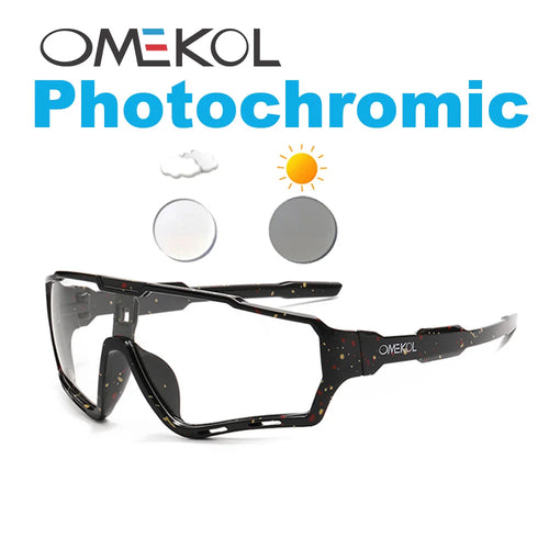 Brand New Men Women Mtb Photochromic Bicycle Eyewear Bike Baseball Sun