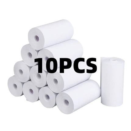 10Rolls 57x25 MM Thermal Paper White Children Camera Instant Print