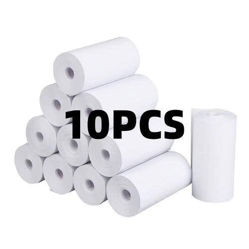 10Rolls 57x25 MM Thermal Paper White Children Camera Instant Print