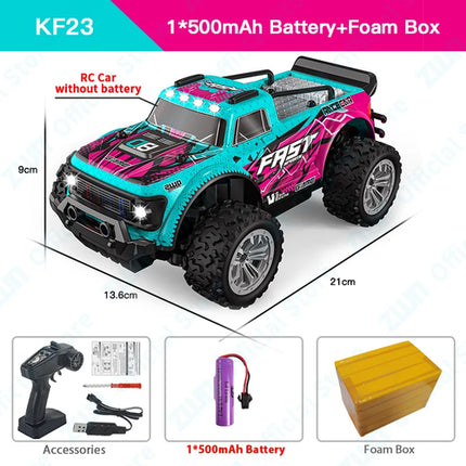 ZWN 1:16/1:20 2.4G Model RC Car With LED Light 2WD Off-road Remote