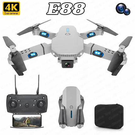 New E88 Pro WIFI FPV Drone Wide Angle HD 4K 1080P Camera Height Hold