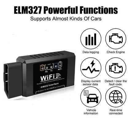 Popular ELM327 WiFi OBD2 Code Reader Scanner V1.5 Car Diagnostic Tools