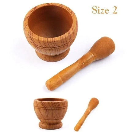 Kitchen Small Cooking Tools Resin Mortar Pestle Set Garlic Herb Spice
