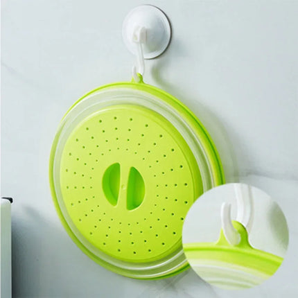 Microwave Splatter  Heating Folding Cover Silicone Fresh-keeping Cover