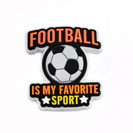 Sprot Soccer Football Shoe Charms Pin for Crocs Accessories Charms
