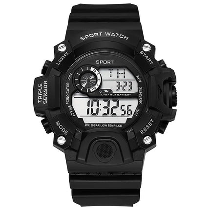 YIKAZE Men's LED Digital Watch Men Sport Watches Fitness Electronic