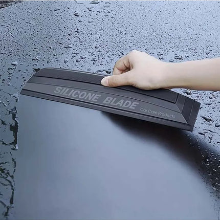 1pc Non-Scratch Wiper, Soft Silicone Handy Squeegee, Car Glass Window