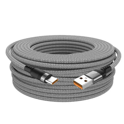 6A Extra Long Data Cable Nylon USB C Fast Charging Cable For Samsung