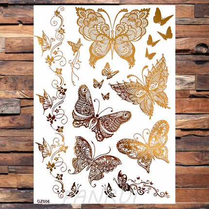 Realistic Elephant Moon Temporary Tattoos For Women Adult Fake