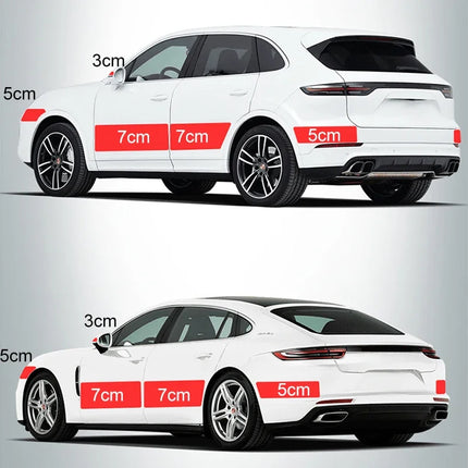 Carbon Fiber Sticker Car Door Sill Protector Film Auto Door Sill Edge