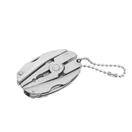 Portable Stainless Steel Multi-Tool Pliers Knife Keychain Screwdriver