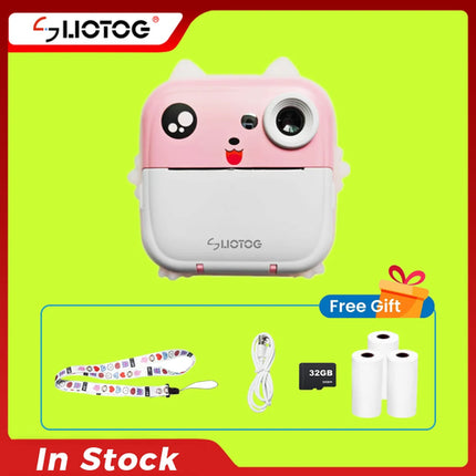 Children Digital Camera 1080P HD Toys Thermal Print Camera for Boys