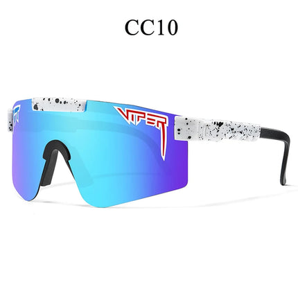 Men Women Pit Viper Cycling Glasses UV400 Sunglasses Adults Outdoor