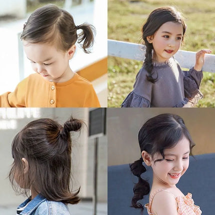 1000Pcs Colorful Disposable Hair Bands Girls Elastic Rubber Band Kids