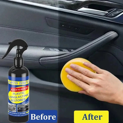 Car Plastic Restorer Coating Agent Auto Plastic Rubber Exterior Repair