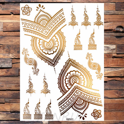 Realistic Elephant Moon Temporary Tattoos For Women Adult Fake