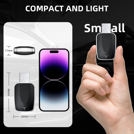 2 in 1 Smart Dongle AI Box Mini Adapter Wired to Wireless