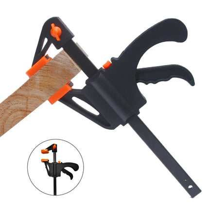 2pc 4 Inch Woodworking F-clip Nylon Quick Woodworking Clip Wooden