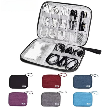 NNBILI Cable Storage Bags System Kit Case USB Charger Data phone