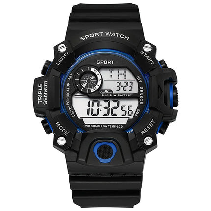 YIKAZE Men's LED Digital Watch Men Sport Watches Fitness Electronic