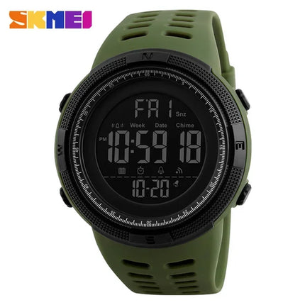 SKMEI 1251 Sports Digital Watch for Men Waterproof Military Electronic