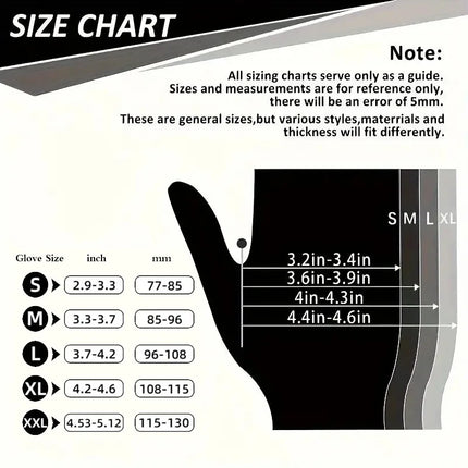 30/50/100PCS Black Nitrile Gloves Household Kitchen Bathroom Cleaning