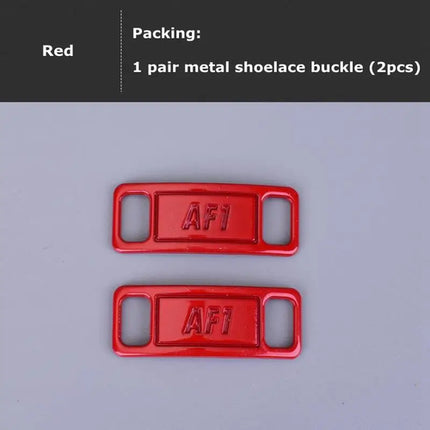 1Pair AF1 Diamond Shoe Charms Fashion Laces Buckle Quality Metal