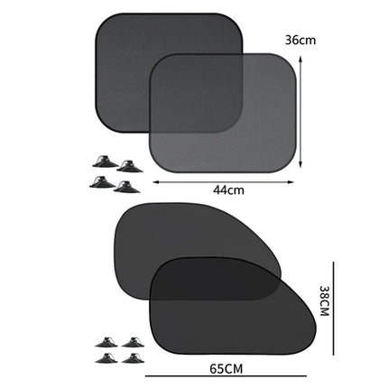 1-5Pcs Universal Car Sunshades Foldable Auto Side Window Rear