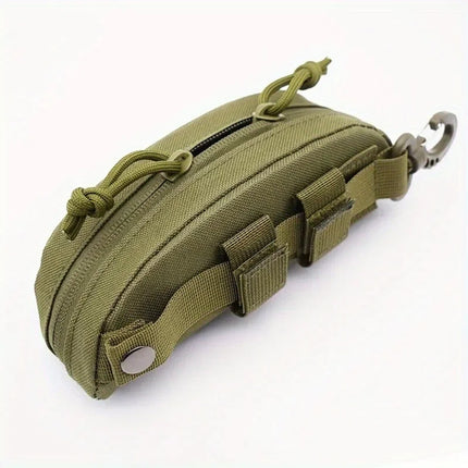 Tactical MOLLE Eyeglass Case Hunting Shockproof Protective Goggles Box
