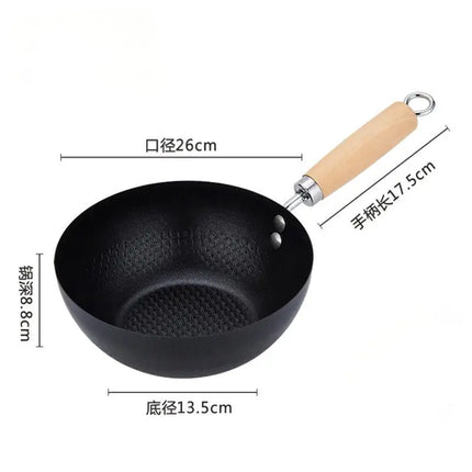 Frying Pan Non-Stick Iron Pan Mini Frypan Pot Saucepan Cooking