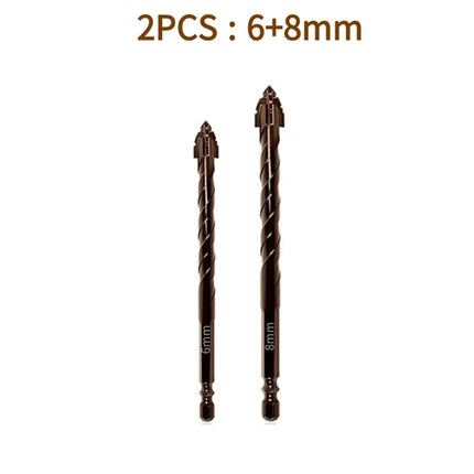 10/7PCS Serrated Drill Bits Set High Strength Special Serrated Twist