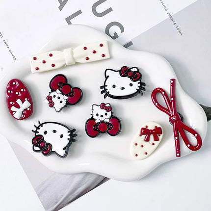 MINISO Sanrio Hello Kitty Shoe Charms DIY Detachable Hole Shoes