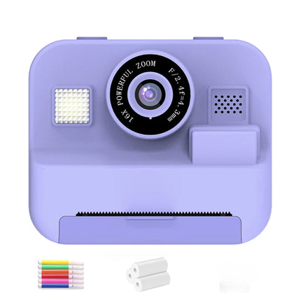 Educational Thermal Instant Print Camera With 32G Card, 1080P Children