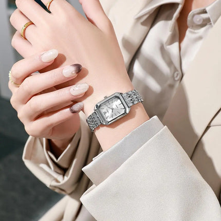 Fashionable Classic Five Bead Bracelet Watch Square Women's Fashion