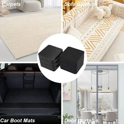 5/10pairs Carpet Mat Fixing Stickers Universal Car Foot Pad Invisible