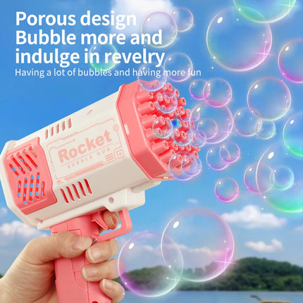 40 Hole Bubble Machine Fully Automatic Bubble Blowing Light Outdoor