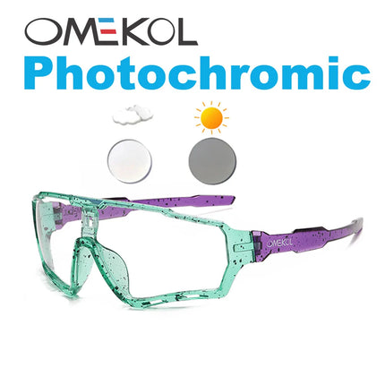 Brand New Men Women Mtb Photochromic Bicycle Eyewear Bike Baseball Sun