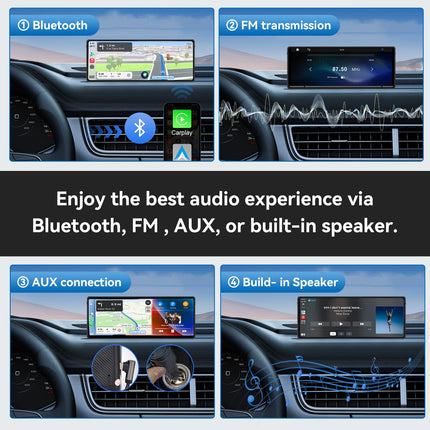 10.26inch Carplay MP5 Player Portable BT Touch Srceen Wireless Carplay