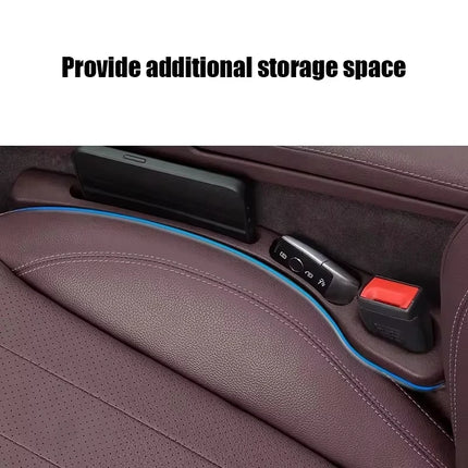 2pcs Car Seat Gap Filler Organizer Waterproof Car Seat Gap Plug Strip