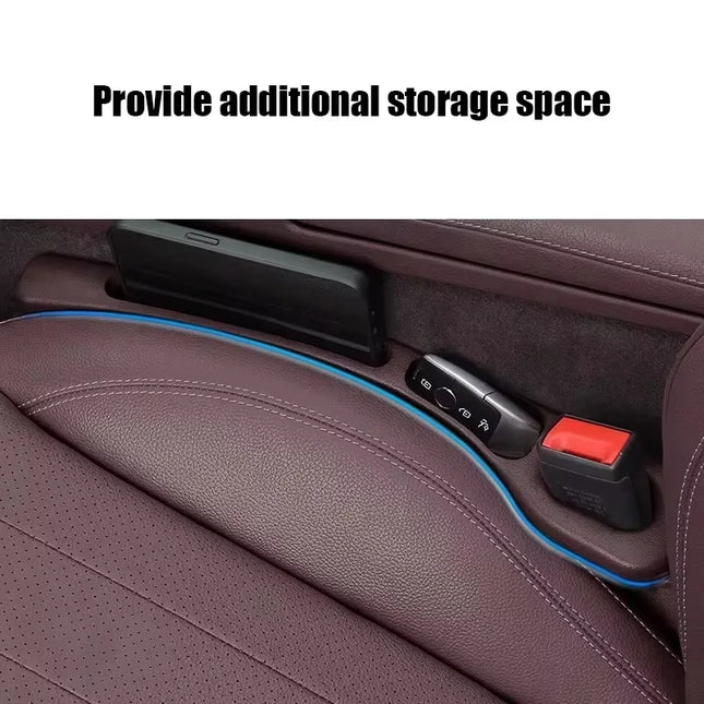 2pcs Car Seat Gap Filler Organizer Waterproof Car Seat Gap Plug Strip