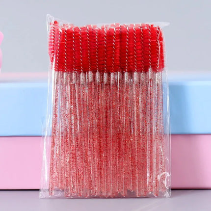 wholesale yelash brush makeup brushes 50pcs comb disposable mascara