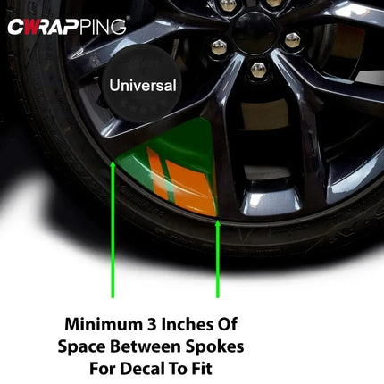 Car Wheel Reflective Stickers Auto Safety Warning Sticker Reflector