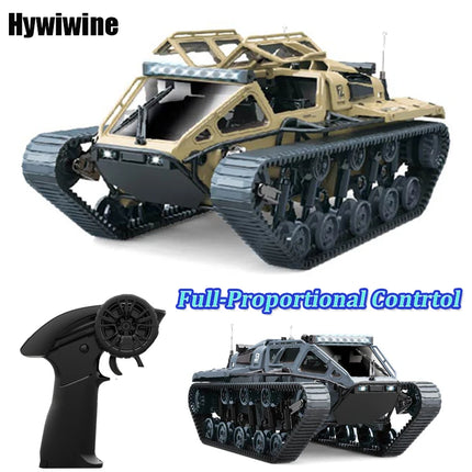 JJRC C8812 LED Light Full Scale Tracked Tank Simulation Model Toy RC